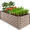 Best Choice Products 6x3x2ft Outdoor Metal Raised Garden Bed, Planter Box for Vegetables, Flowers, Herbs